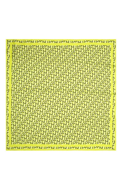 Шелковый платок KENZO желтого цвета по цене 20700 руб., арт. FB58EW320PFN, фото 5 Шелковый платок KENZO, арт. FB58EW320PFN, фото 5