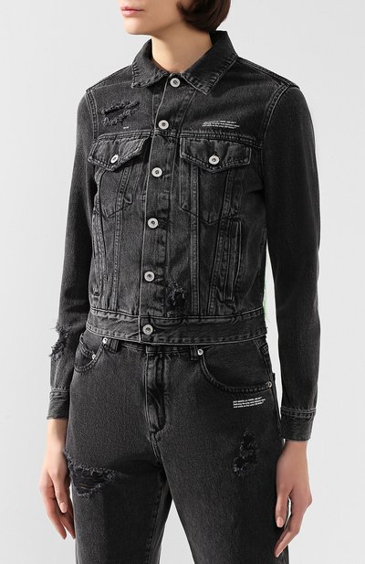 Джинсовая куртка OFF-WHITE, арт. 0WYE012F197740637540, фото 3