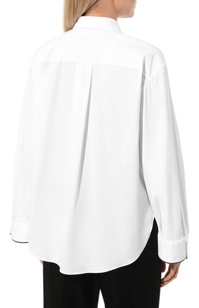 Хлопковая рубашка BRUNELLO CUCINELLI, арт. M0091B1339, фото 4