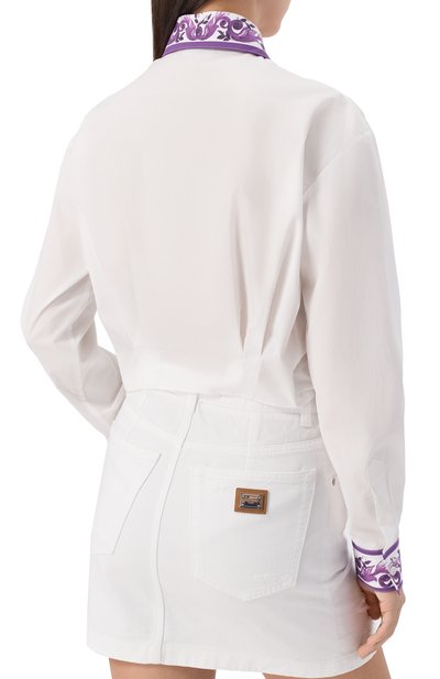 Хлопковая блузка DOLCE & GABBANA, арт. F5P61T/GDDC2, фото 4