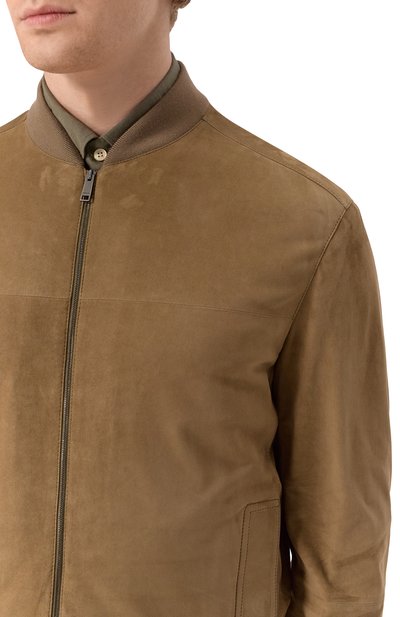 Замшевый бомбер ZEGNA, арт. E169/UEPVMA8, фото 5