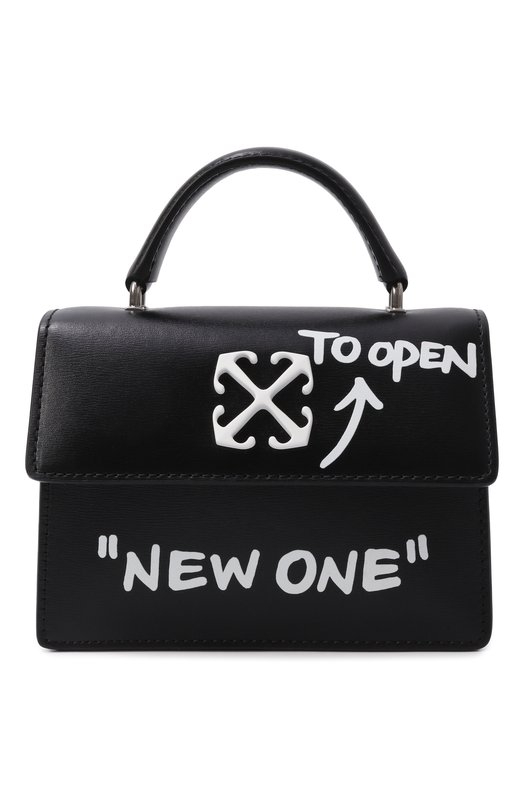 Сумка Jitney Baby Quote Off-White 0WNP063C99LEA0021001 Чёрный 0WNP063C99LEA0021001