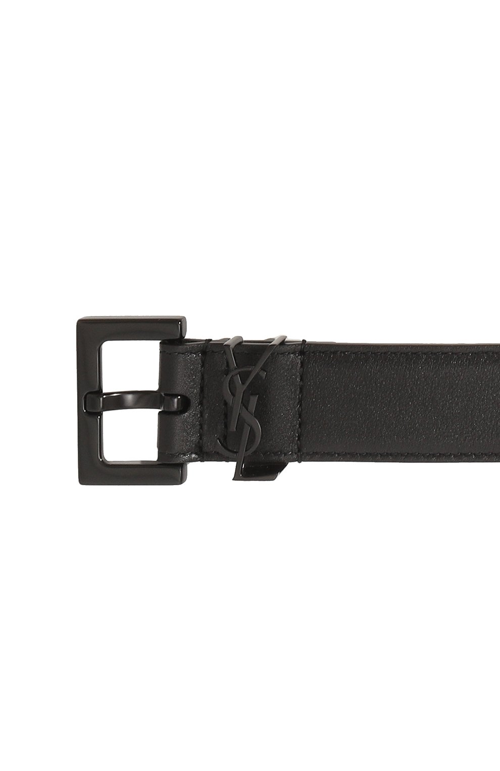 Кожаный ремень SAINT LAURENT, арт. 634440BOO0U, фото 4