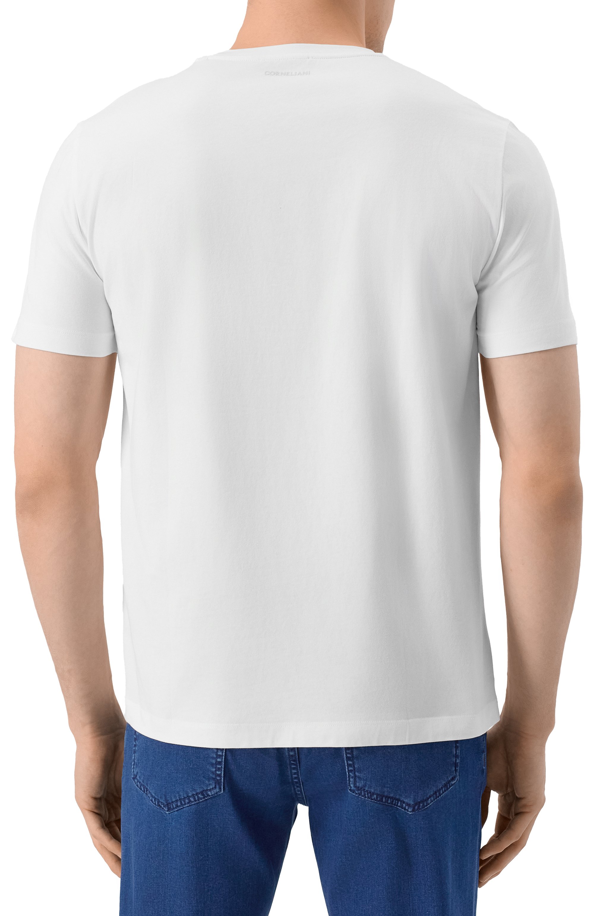 Хлопковая футболка CORNELIANI, арт. 25G589-2525065, фото 4