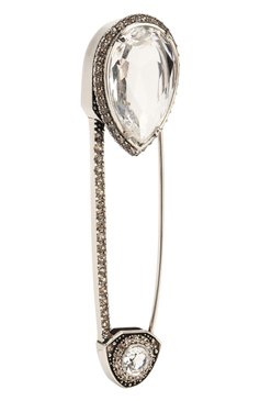 Женская брошь ALEXANDER MCQUEEN серебряного цвета, арт. 584277/J160Y | Фото 2 (Статус проверки: Проверена категория; Материал: Металл; Региональные ограничения белый список (Axapta Mercury): Не проставлено; Нос: Не проставлено)