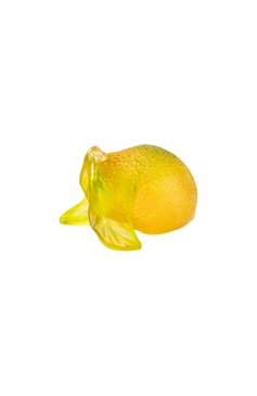 Скульптура citrus DAUM желтого цвета, арт. 05845 | Фото 1 (Региональные ограничения белый список (Axapta Mercury): Не проставлено; Нос: Не проставлено; Ограничения доставки: fragile-2)