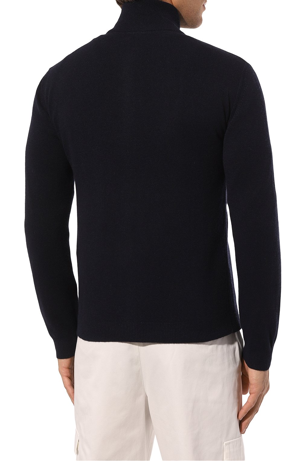 Кардиган из шерсти и вискозы WOOLRICH темно-синего цвета по цене 35000 руб., арт. CFWOKN0255MRUF0603, фото 4 Кардиган из шерсти и вискозы WOOLRICH, арт. CFWOKN0255MRUF0603, фото 4