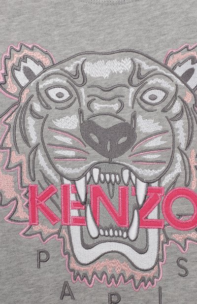 Хлопковый свитшот KENZO, арт. KN15118/8A-12A, фото 3