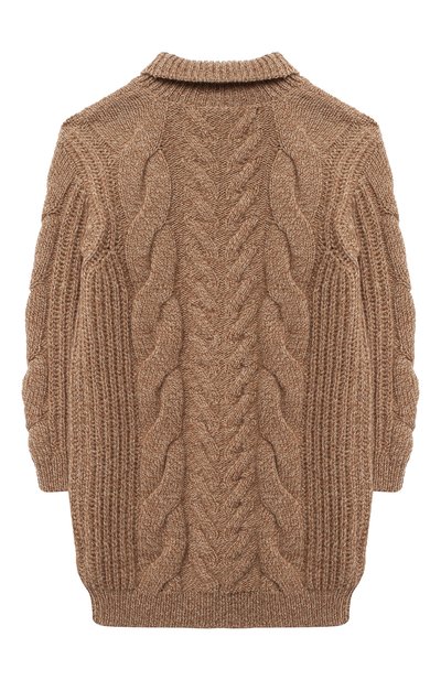 Шерстяное платье DOLCE & GABBANA коричневого цвета по цене 33300 руб., арт. L5KD20/JAM5V/2-6, фото 2 Шерстяное платье DOLCE & GABBANA, арт. L5KD20/JAM5V/2-6, фото 2