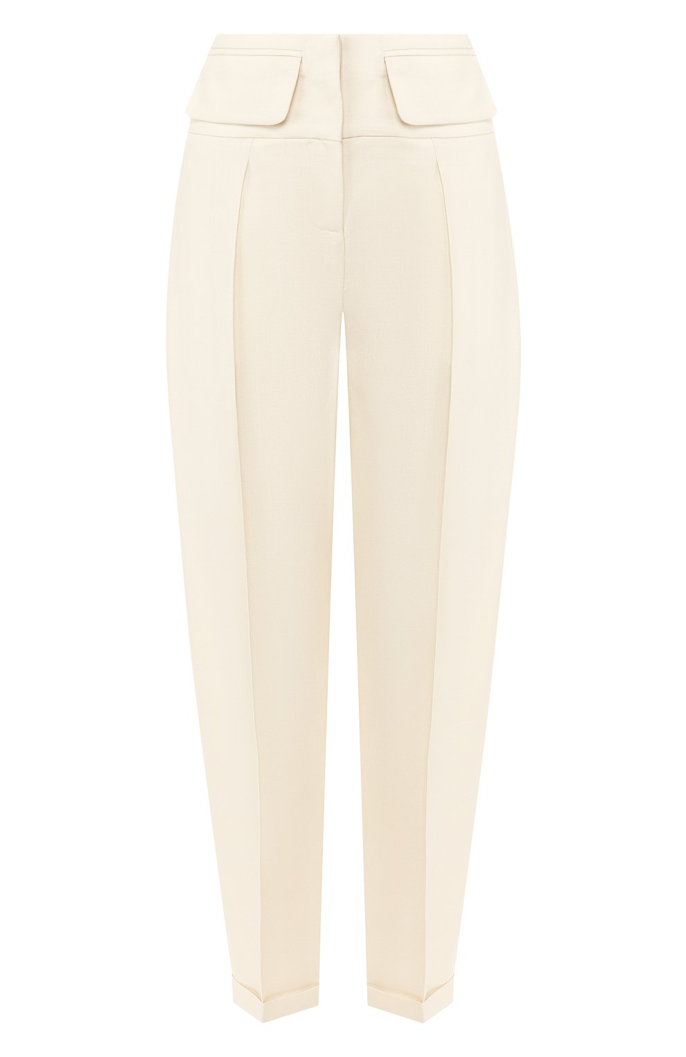 Брюки из смеси вискозы и льна VICTORIA, VICTORIA BECKHAM, арт. TRVV 119 SS19 VISC0SE LINEN BLEND, фото 1
