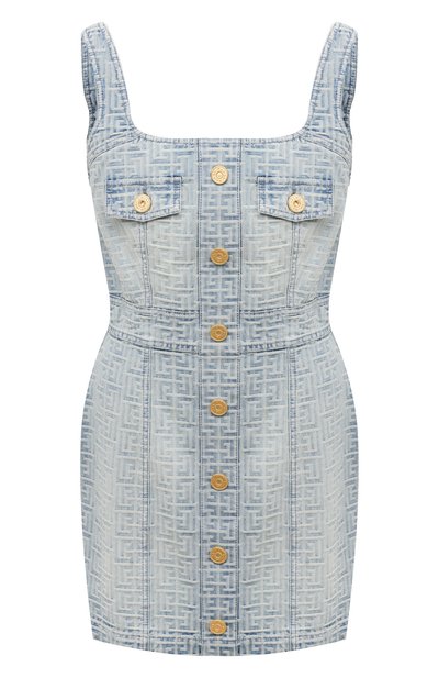 Женское джинсовое платье BALMAIN, арт. AF0R2128DD27