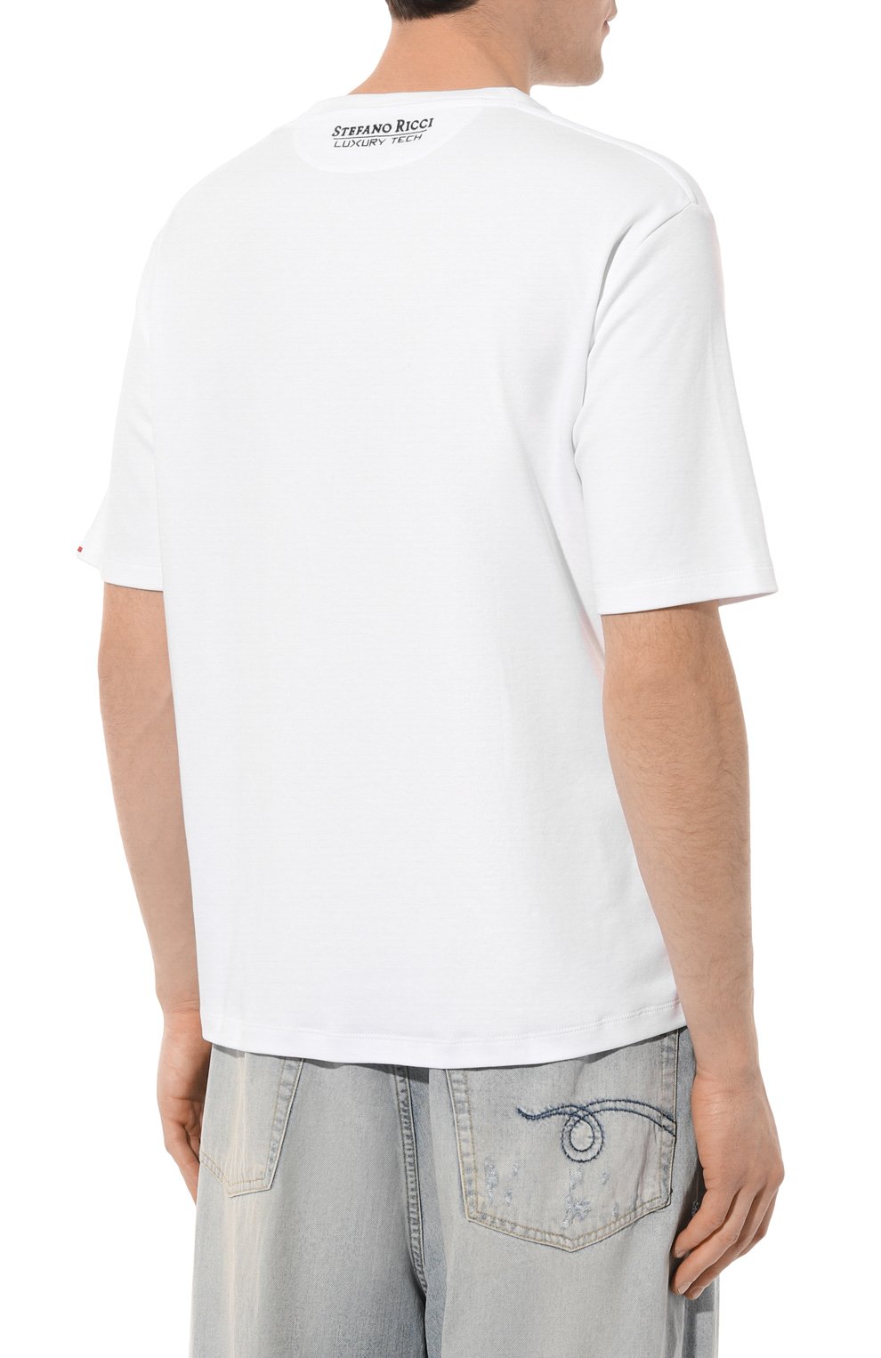 Хлопковая футболка STEFANO RICCI, арт. MNH3402710/LUXT, фото 4