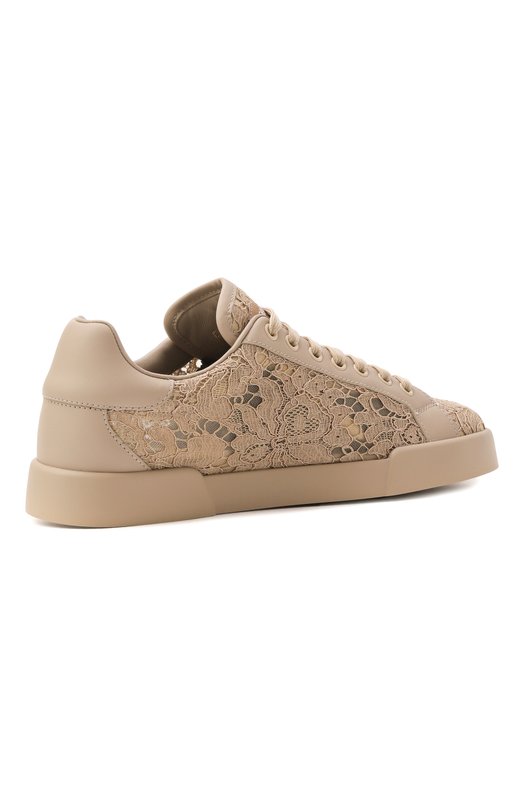 Комбинированные кеды Portofino Light Strobel Dolce & Gabbana CK2343/AI446 Бежевый  CK2343/AI446 Фото 5