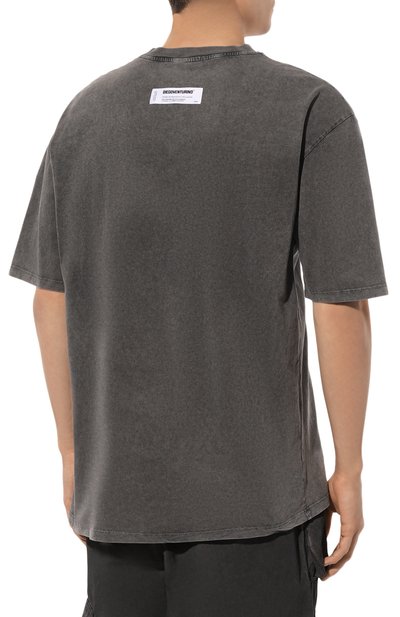 Хлопковая футболка DIEGO VENTURINO, арт. D3S4TS0ERAP, фото 4