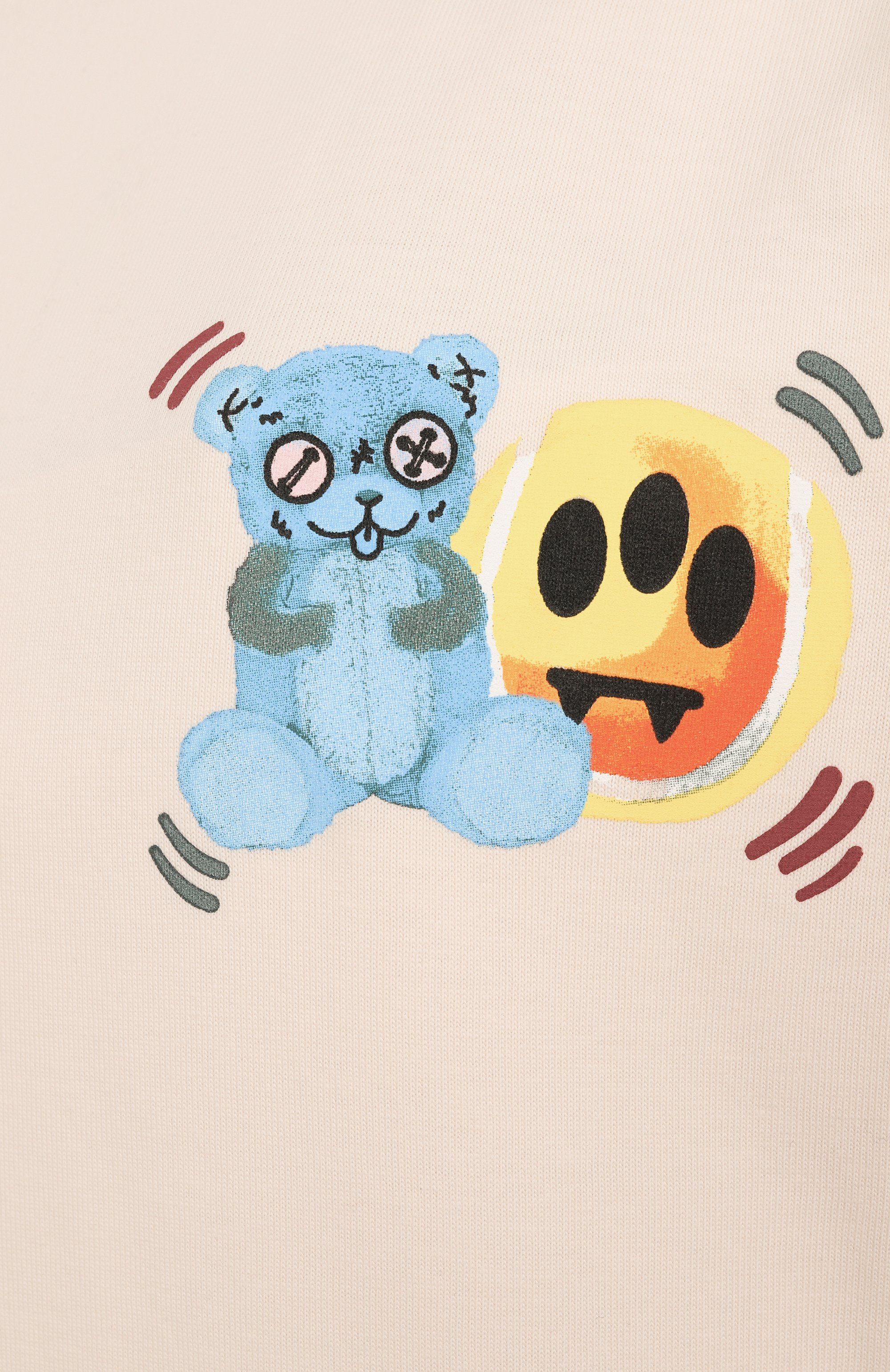 Хлопковая футболка BARROW кремового цвета по цене 11400 руб., арт. S5BWW0TH058, фото 6 Хлопковая футболка BARROW, арт. S5BWW0TH058, фото 6