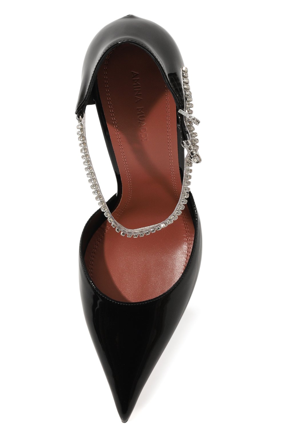 Кожаные туфли ursina AMINA MUADDI, арт. URSINA PUMP 105/PATENT, фото 6