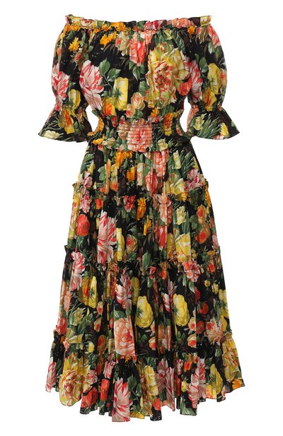 Женское хлопковое платье DOLCE & GABBANA, арт. F6D3TT/HS5CW