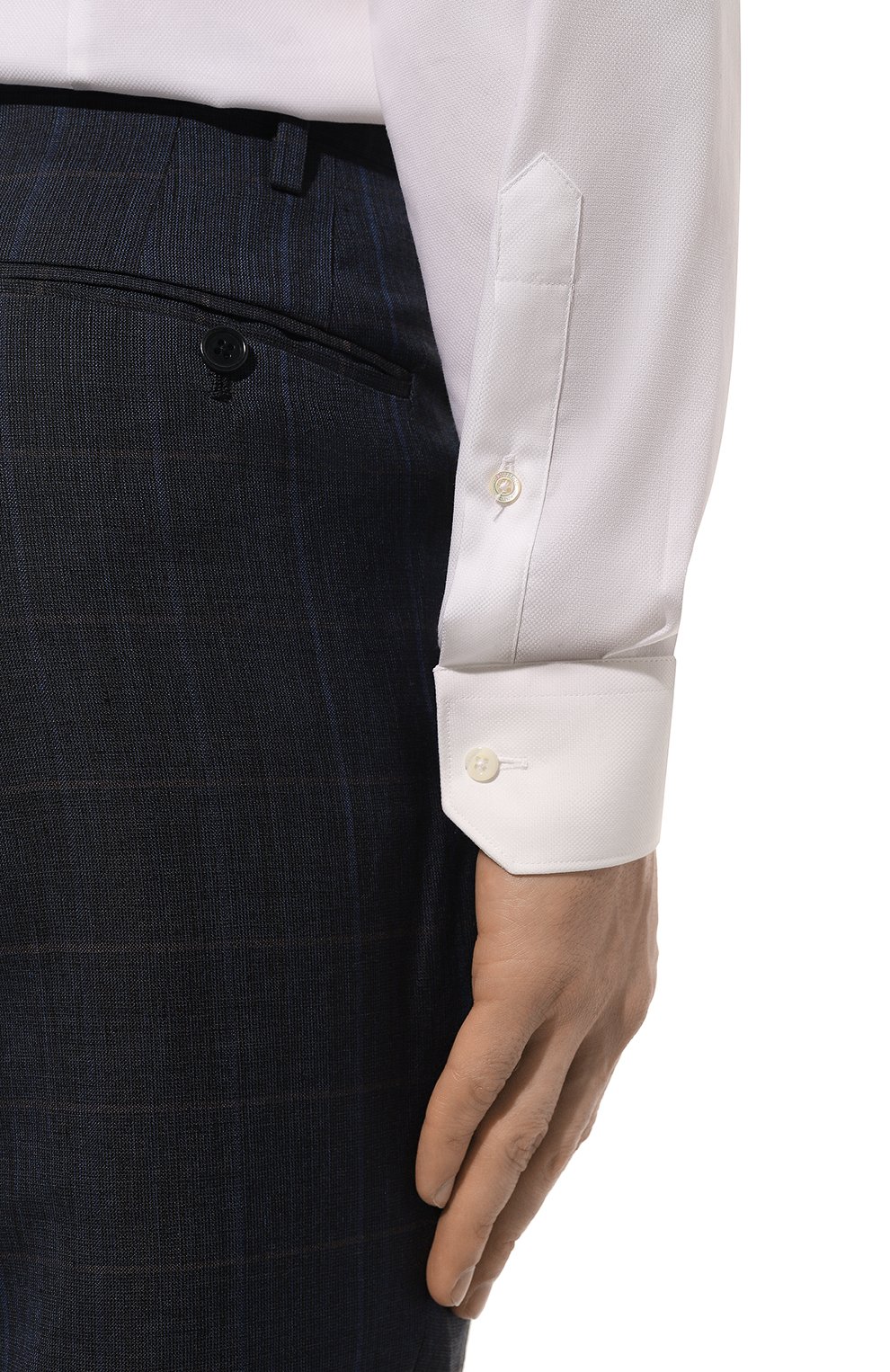 Хлопковая сорочка CORNELIANI, арт. 91P002-3111278, фото 6