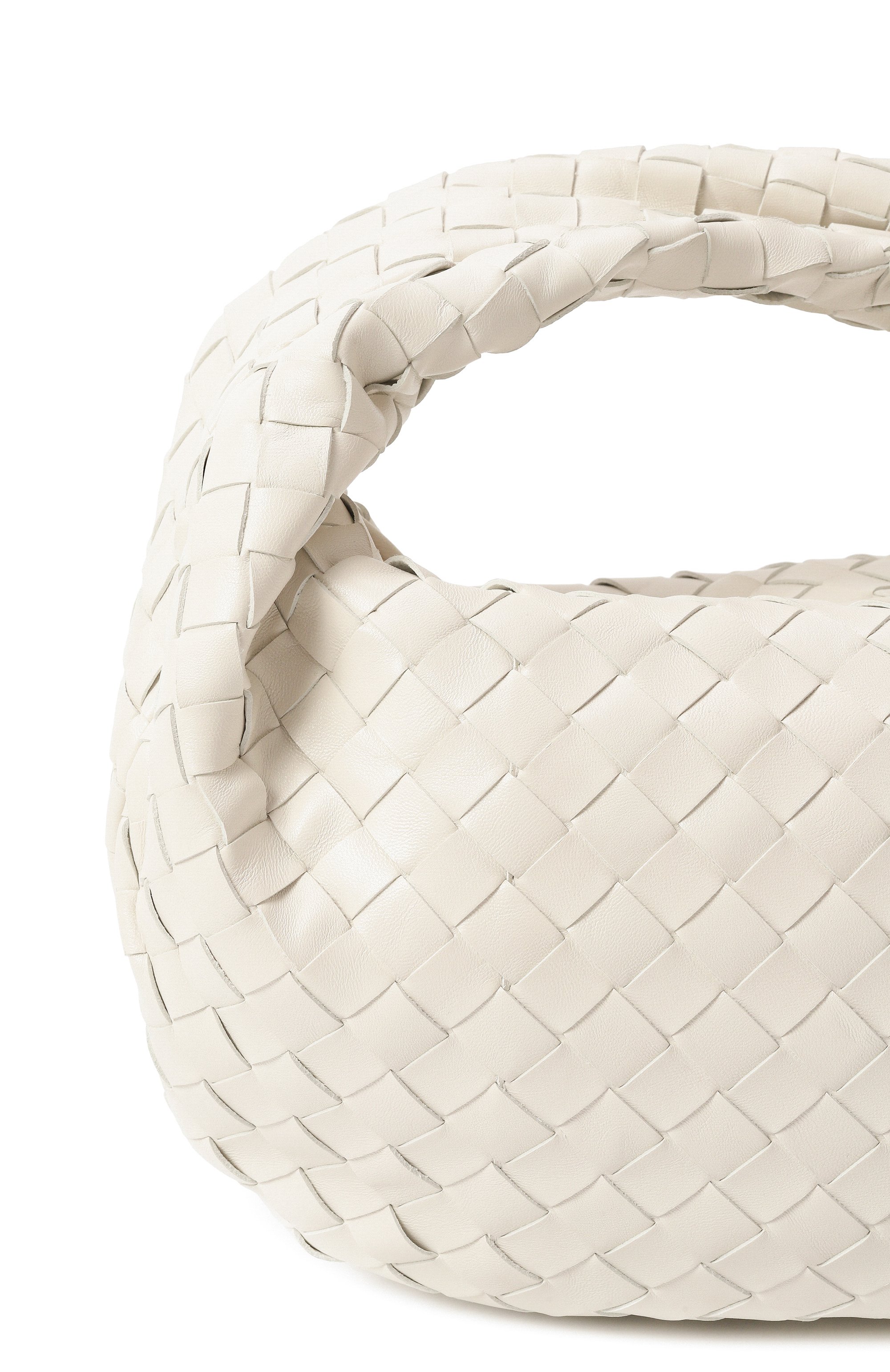 Сумка jodie small BOTTEGA VENETA молочного цвета по цене 429000 руб., арт. 690225-VCPP0, фото 3 Сумка jodie small BOTTEGA VENETA, арт. 690225-VCPP0, фото 3