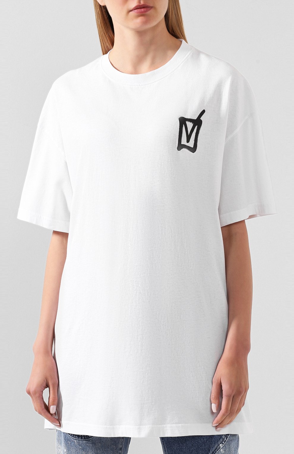 Хлопковая футболка VETEMENTS, арт. UAH21TR512 1600/W, фото 3