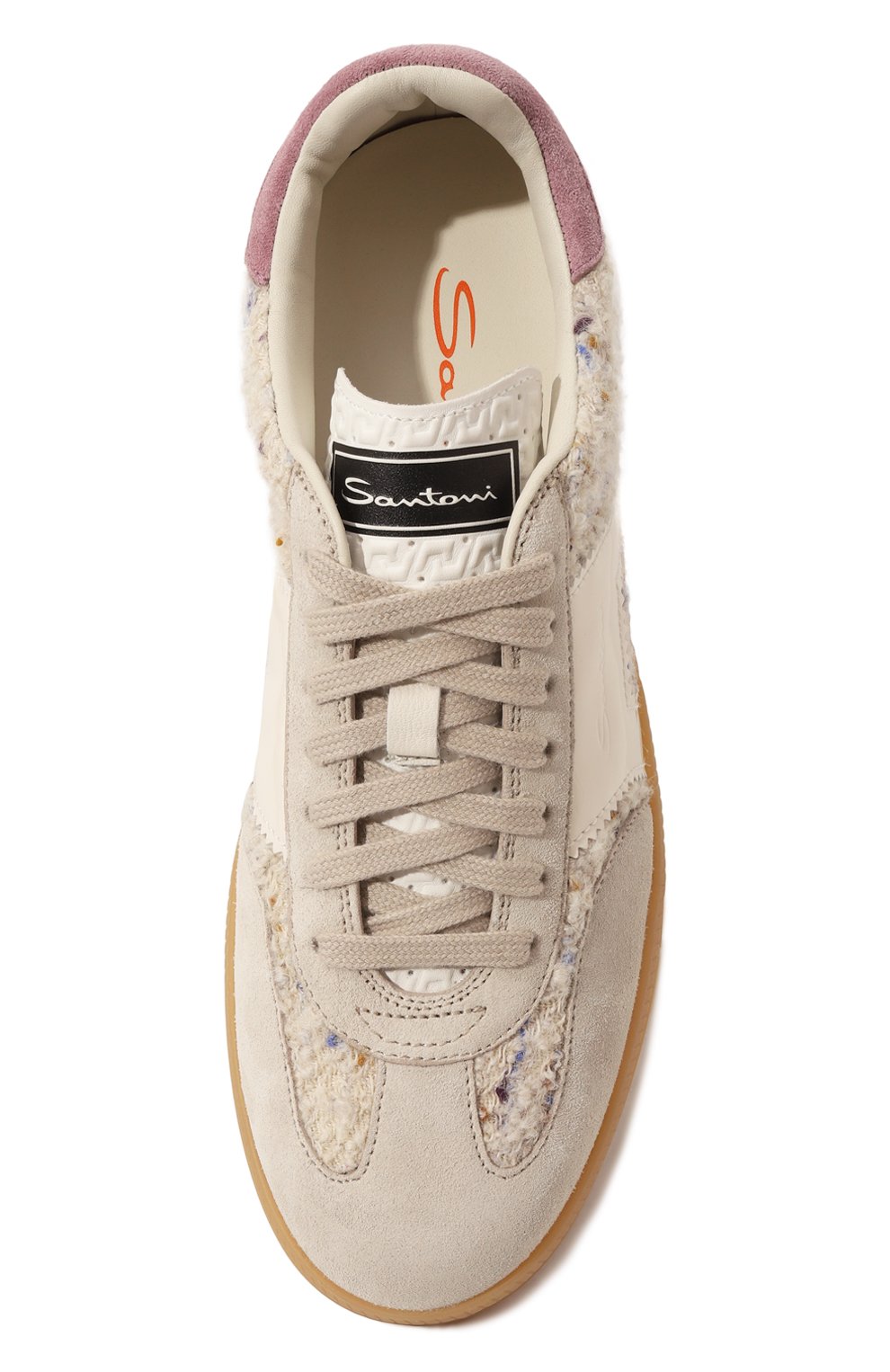 Комбинированные кеды SANTONI, арт. WBPG61242FARGBCE, фото 6