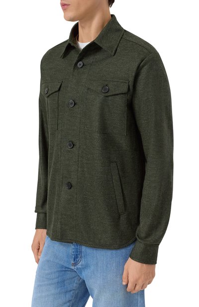 Шерстяная куртка-рубашка HARRIS WHARF LONDON, арт. CH9320MVA, фото 3