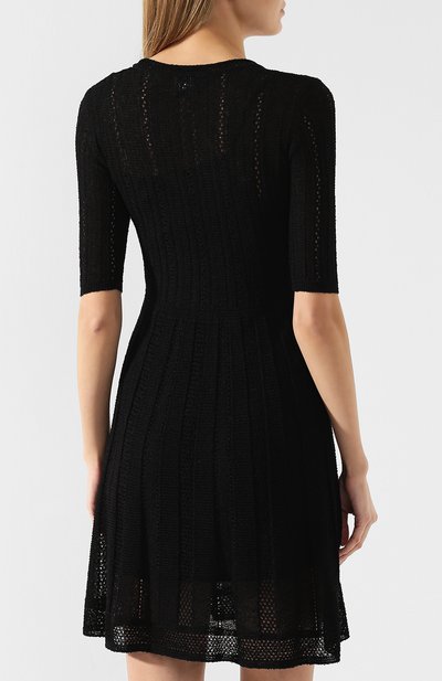 Приталенное платье M MISSONI черного цвета по цене 42750 руб., арт. 2DG00035/2K0003, фото 4 Приталенное платье M MISSONI, арт. 2DG00035/2K0003, фото 4