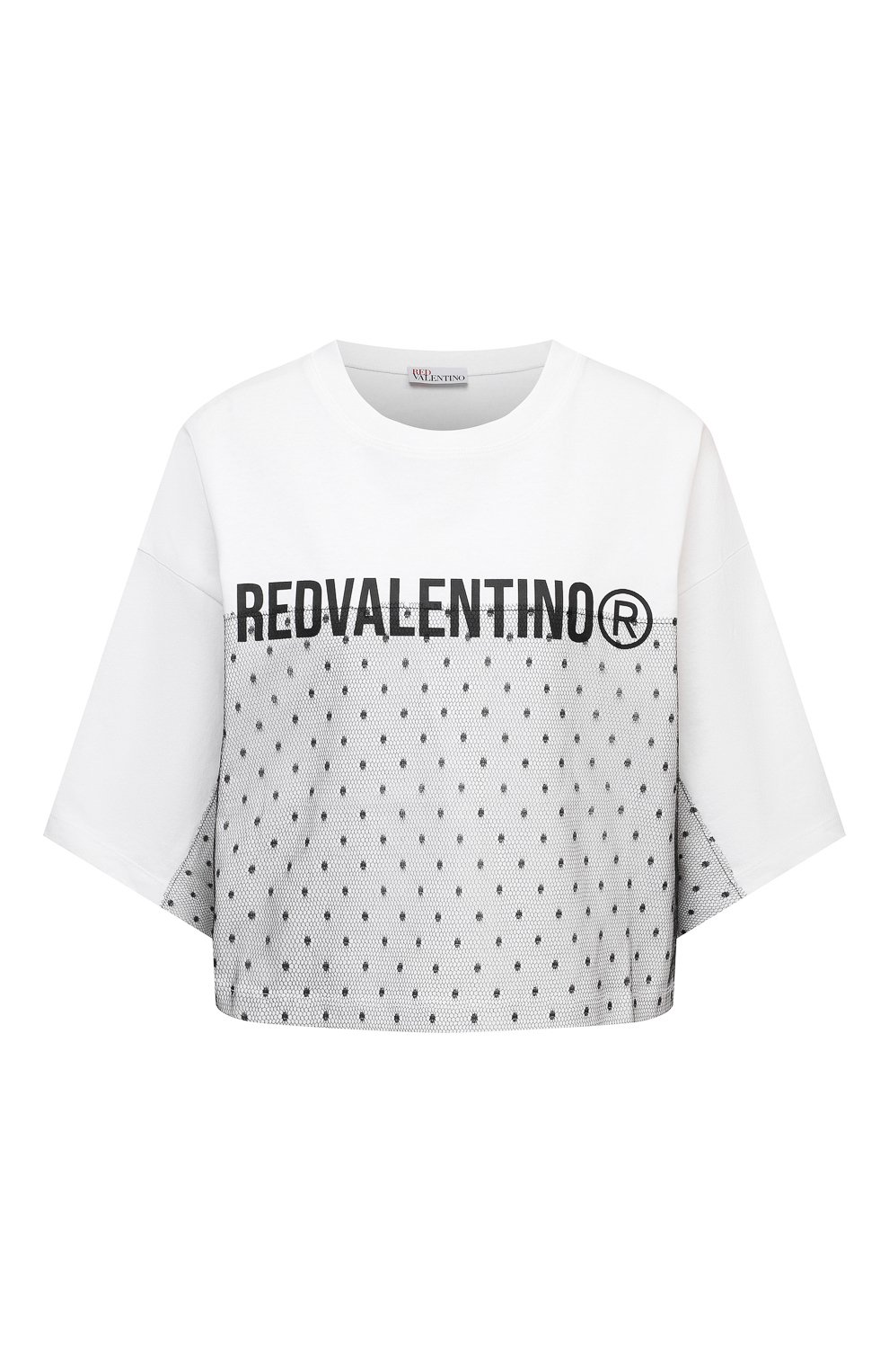 Хлопковая футболка REDVALENTINO, арт. WR0MG12C/68D, фото 1