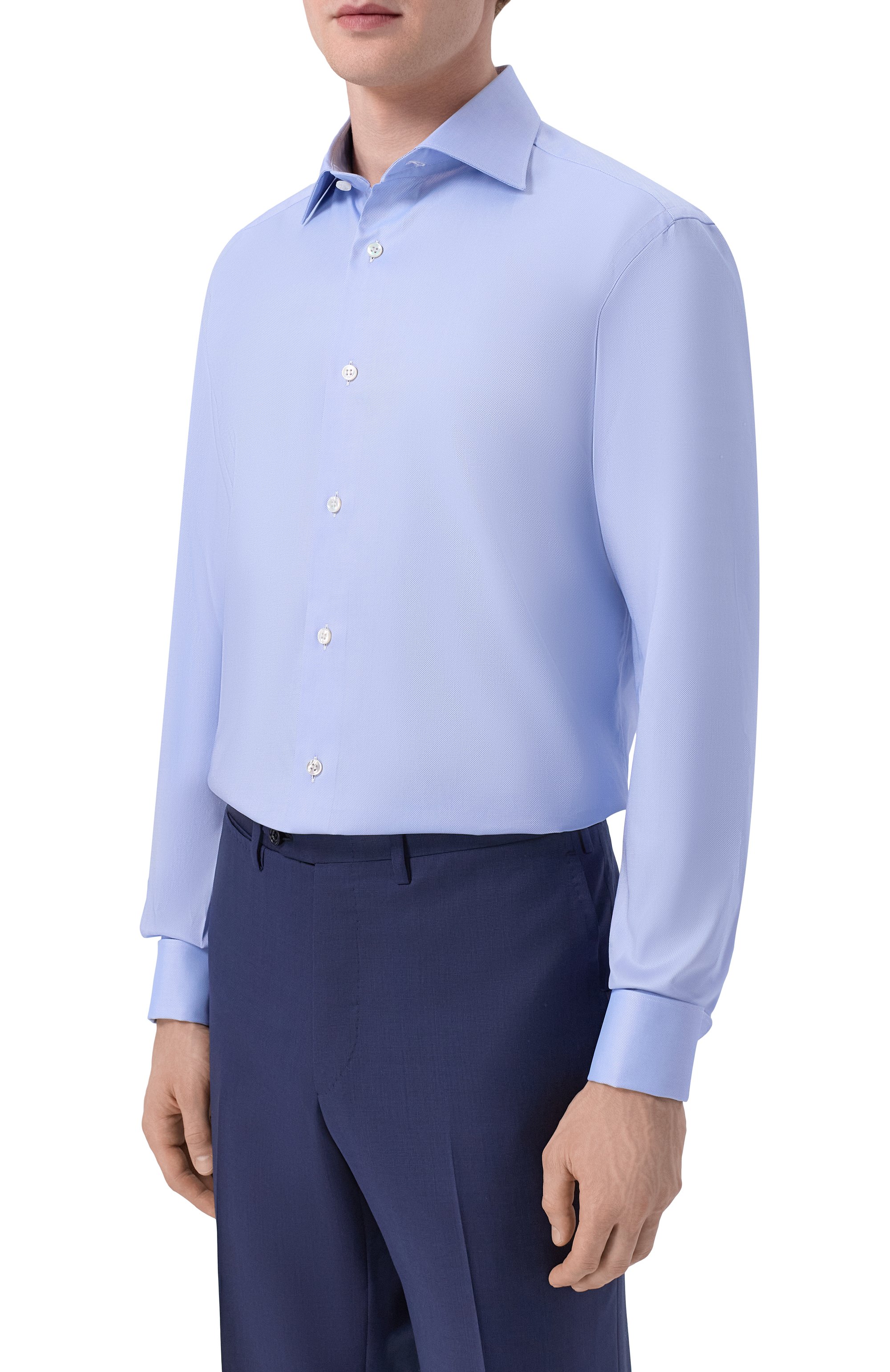 Хлопковая сорочка BRIONI, арт. RCB20L/0A05Q, фото 3