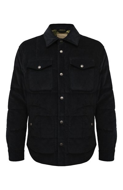 Мужская пуховая куртка из вельвета WOOLRICH, арт. CFWOOS0130MRUT3805