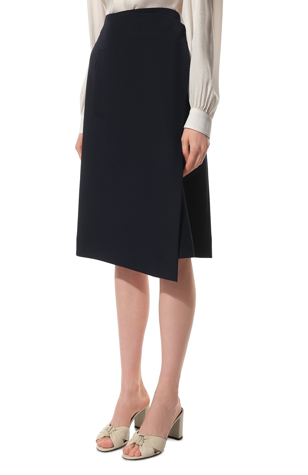 Юбка BOSS темно-синего цвета по цене 22100 руб., арт. 50457861, фото 3 Юбка BOSS, арт. 50457861, фото 3