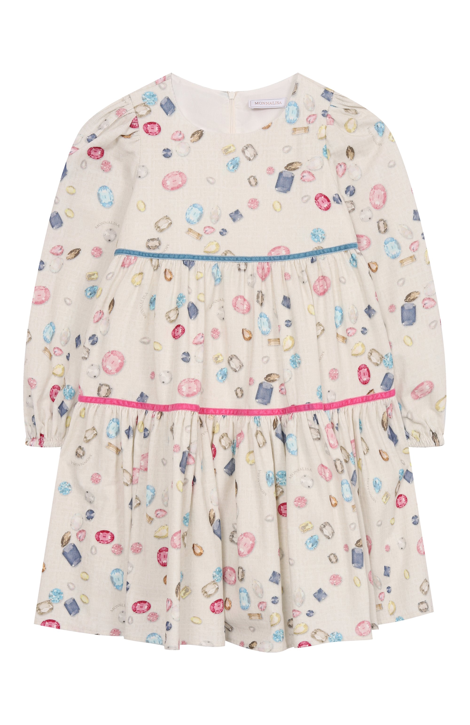 Вельветовое платье MONNALISA, арт. 11F913, фото 1