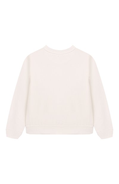 Хлопковый свитшот MOSCHINO молочного цвета по цене 8710 руб., арт. HHF02M/LDA16/4-8, фото 2 Хлопковый свитшот MOSCHINO, арт. HHF02M/LDA16/4-8, фото 2