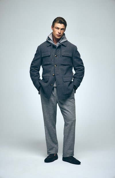 Замшевые перчатки PAUL&SHARK, арт. 14317200, фото 3