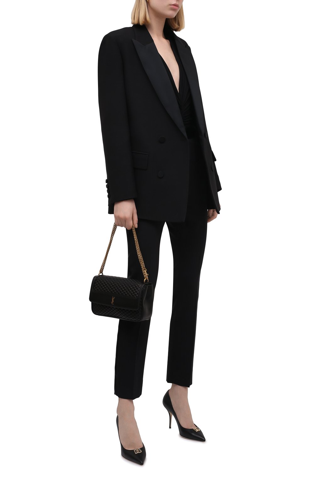 Кожаные туфли cardinale DOLCE & GABBANA черного цвета по цене 87650 руб., арт. CD1648/AQ994, фото 2 Кожаные туфли cardinale DOLCE & GABBANA, арт. CD1648/AQ994, фото 2