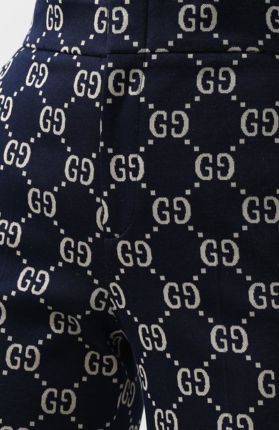 Хлопковые брюки с принтом GUCCI, арт. 523573/Z372F, фото 5