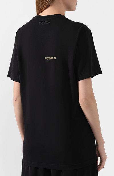 Хлопковая футболка VETEMENTS, арт. UAH21TR500 1600/W, фото 4