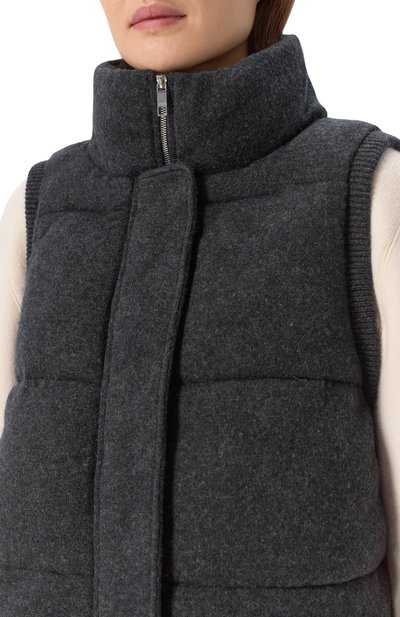 Утепленный жилет из шерсти и кашемира BOSS, арт. 50547894, фото 5