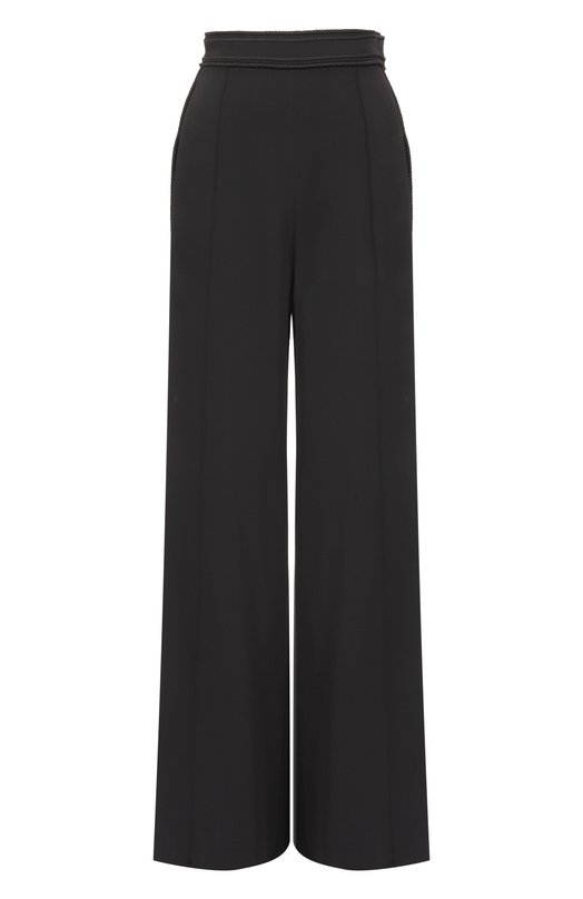 Брюки из вискозы Elie Saab P0146EF25CD020 Чёрный P0146EF25CD020