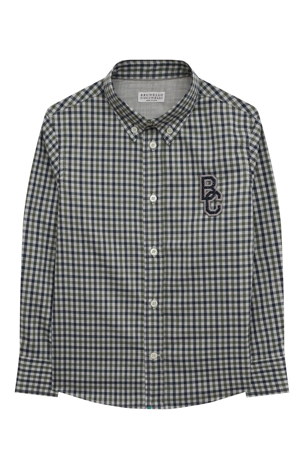 Хлопковая рубашка BRUNELLO CUCINELLI, арт. BR687C372A, фото 1
