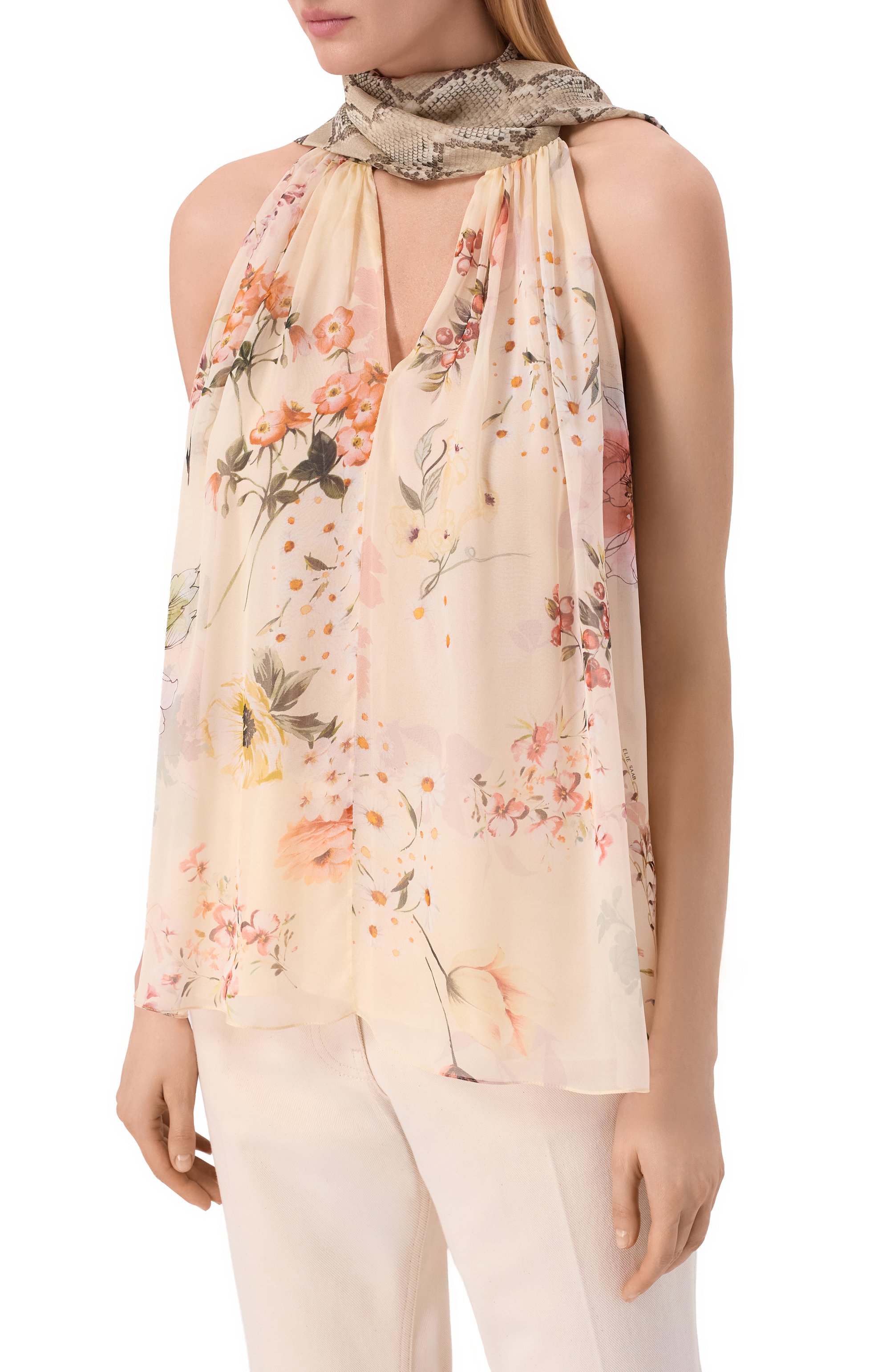 Шелковый топ ELIE SAAB, арт. T0316/CH010, фото 3