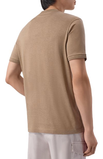 Футболка из шелка и хлопка PAUL&SHARK, арт. 25411008, фото 4