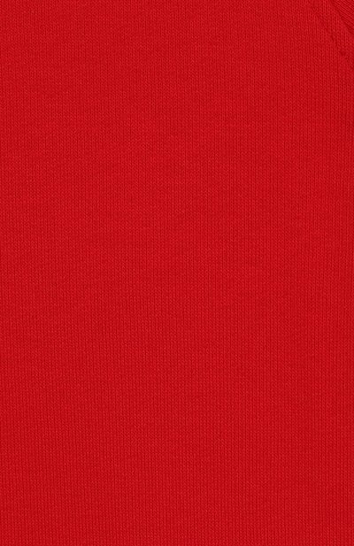 Хлопковый пуловер GUCCI красного цвета по цене 28300 руб., арт. 520748/X9L52, фото 3 Хлопковый пуловер GUCCI, арт. 520748/X9L52, фото 3