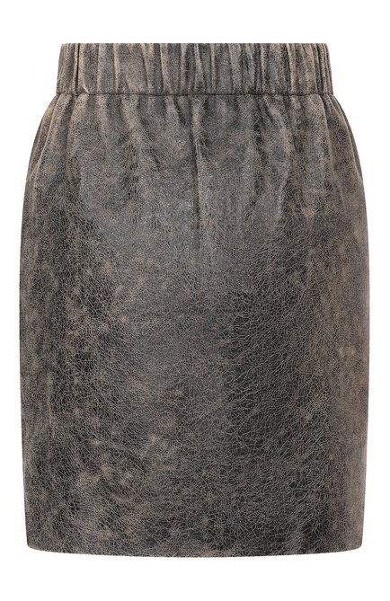 Женская кожаная юбка MIU MIU, арт. MPD591-1VP3-F0002