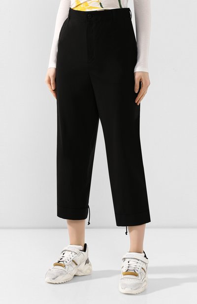 Шерстяные брюки YOHJI YAMAMOTO, арт. FS-P55-101, фото 3