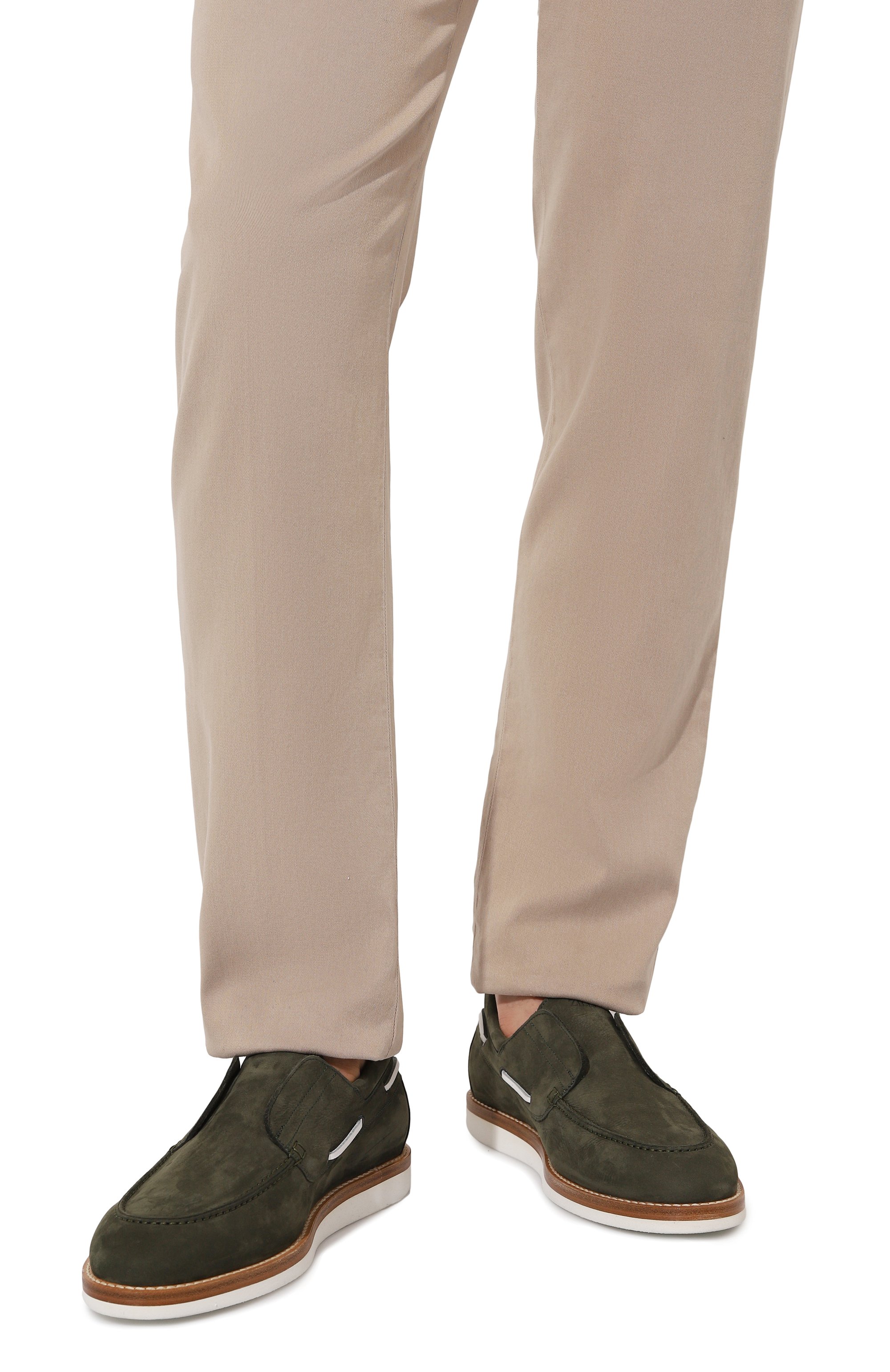 Замшевые лоферы ZILLI, арт. H0077AM1003VHA001, фото 3