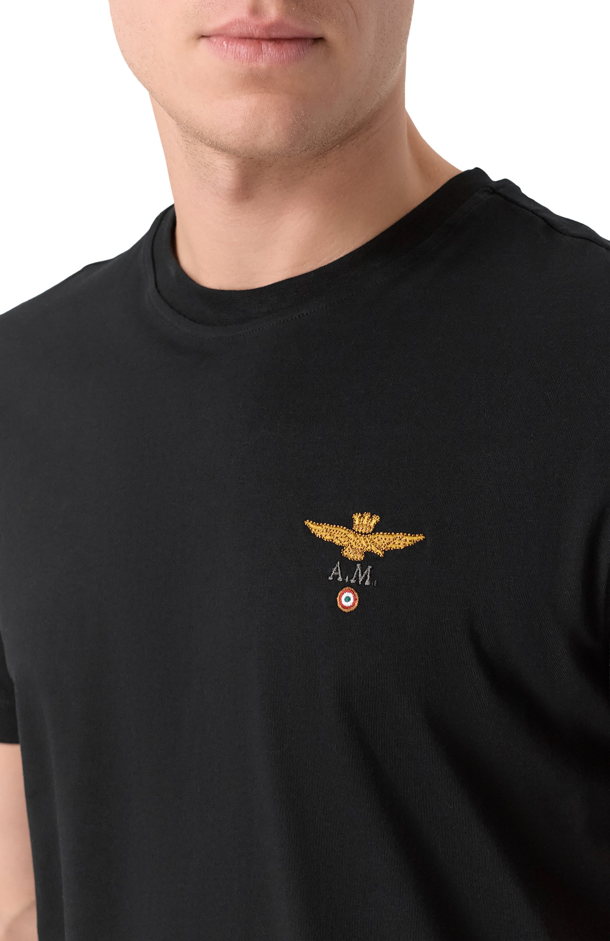 Хлопковая футболка AERONAUTICA MILITARE, арт. TS1580UJ00372_001, фото 5