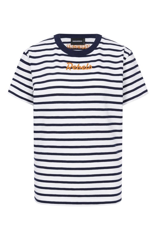 Хлопковая футболка Dsquared2 S75GD0515/D20107 Разноцветный S75GD0515/D20107