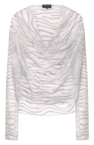 Блузка с отделкой стразами GIORGIO ARMANI, арт. GW000943/AF15017, фото 1