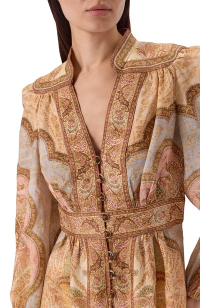 Льняное платье ZIMMERMANN, арт. 5753DRS262, фото 4